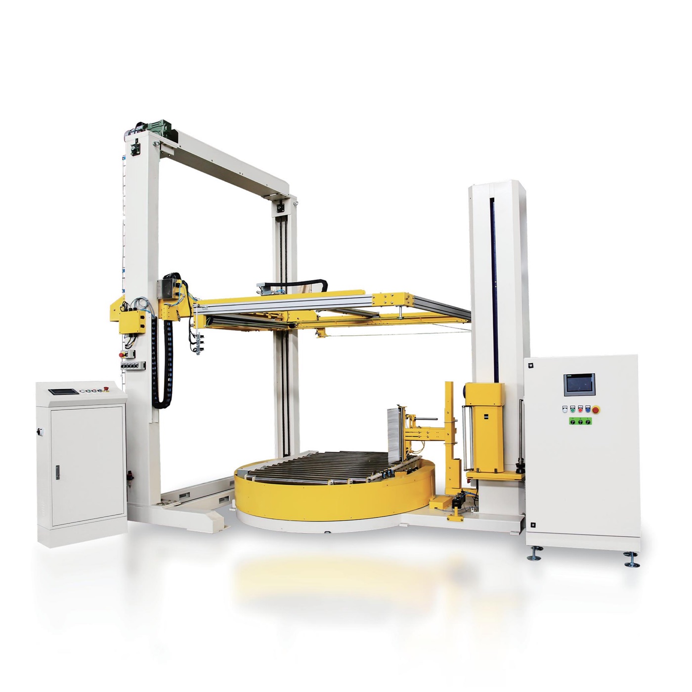 MH-FG-2000D+RC Rotary-Arm Pallet Stretch Wrapper