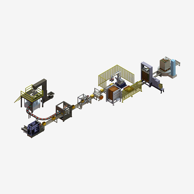 XZB-D Automatic Pouch Case-Packing System