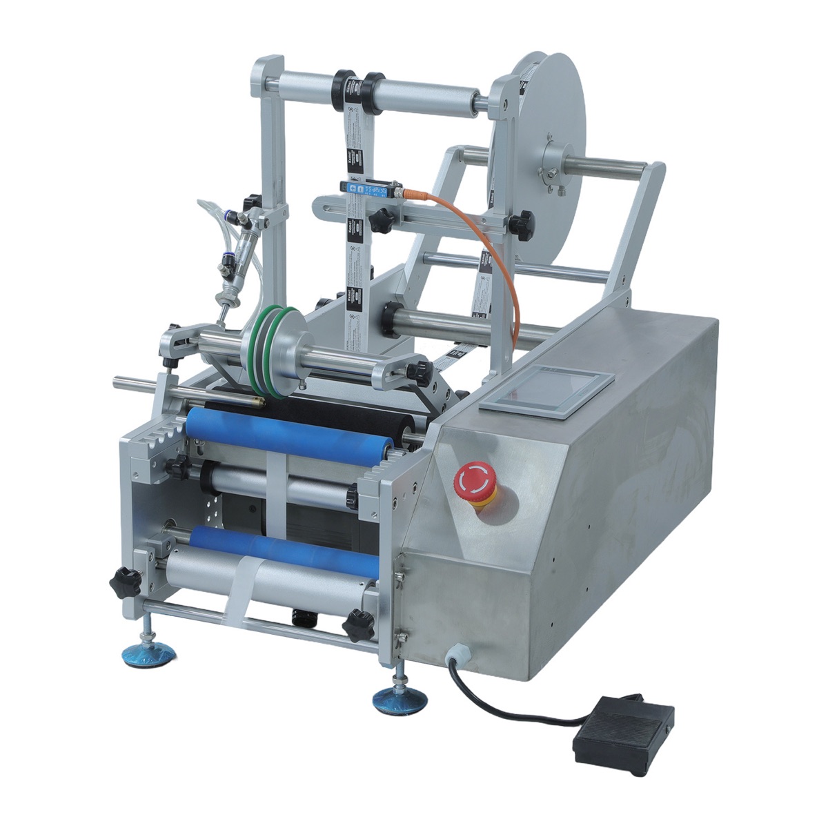 Semi-Automatic Round-Bottle Labeling Machine